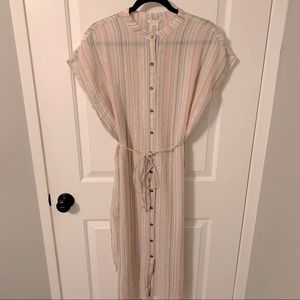 EUC Lucky Brand OS Swim Shirt Dress Cover Up